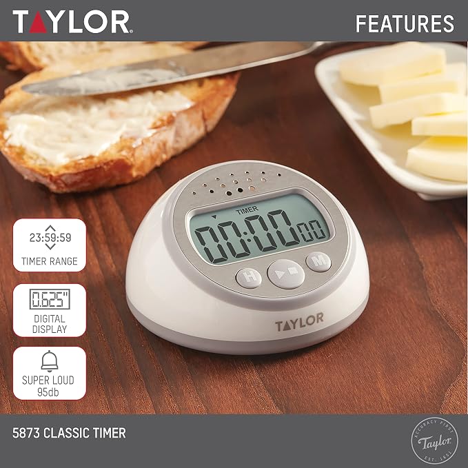 Taylor Digital Timer Counts Up and Down - Image 2