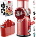 Zulay Kitchen Rotary Cheese Grater 5 Blade Cheese Shredder by ZulayKitchen
