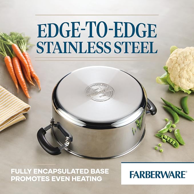 Farberware Brilliance Stainless Steel Dutch Oven/Casserole Pan - Image 3