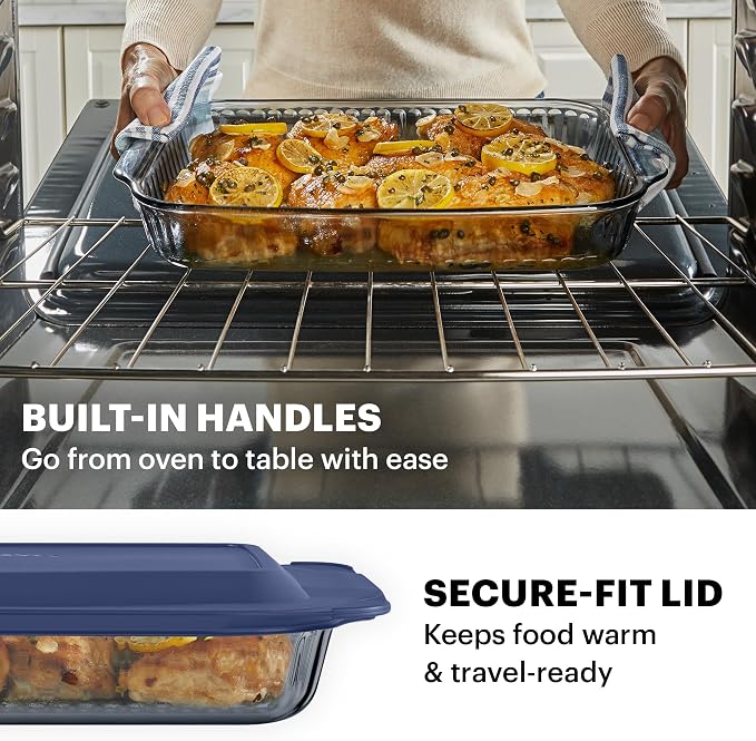 Pyrex Colors Tinted Glass Baking Dish - Image 3