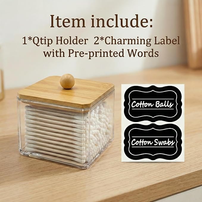 SheeChung Qtip Holder for Bathroom - Image 2