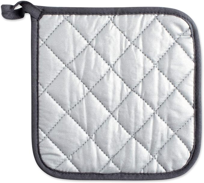 DII Basic Terry Collection Quilted 100% Cotton, Mineral Gray, 3 Piece - Image 10