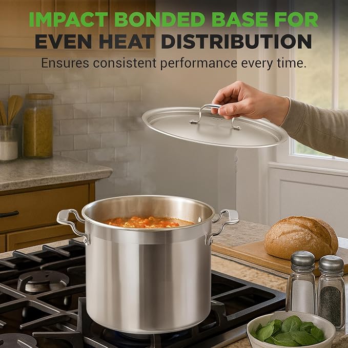 NutriChef 12-Quart Stainless Steel Stockpot - Image 7