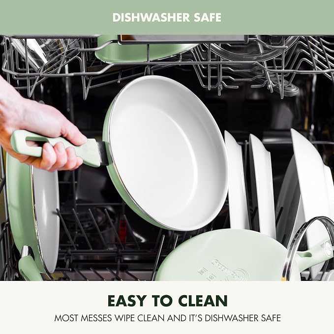 GreenPan Dover 10” Frying Pan Skillet, Non-Toxic PFAS-Free Ceramic Nonstick - Image 6