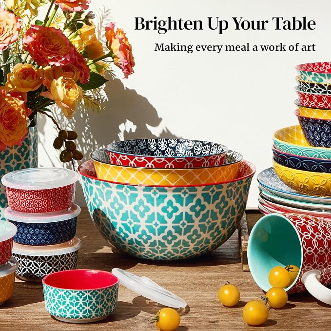 DOWAN Mixing Bowls, Ceramic Mixing Bowls - Image 7