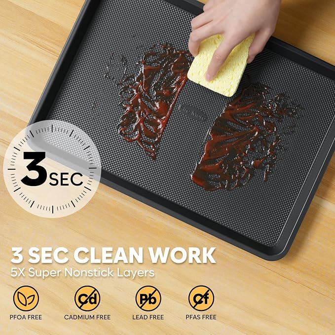 Half Sheet Pan 17.3” x 13.1”, Cookie Sheets - Image 5