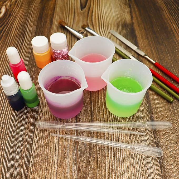 10 PCS 100ml Silicone Measuring Cups - Image 5