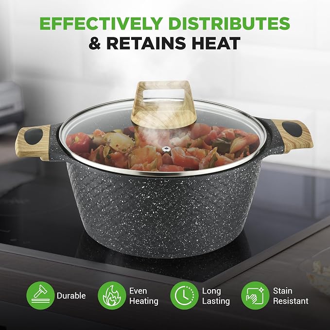 NutriChef 22‑Piece Non‑Stick Ceramic Pots and Pans Set – - Image 4