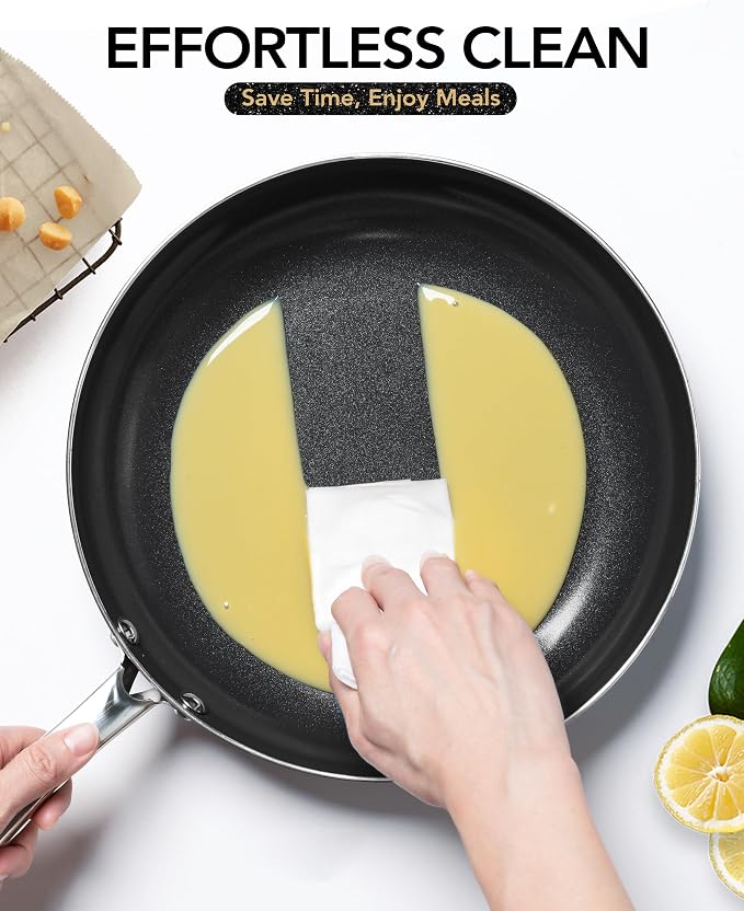 MICHELANGELO Ceramic Frying Pan - Image 4