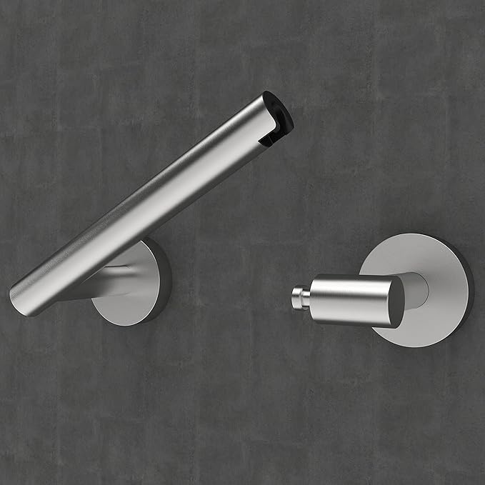 RARXTR Brushed 2 Pack Toilet Paper Holder SUS304 Stainless Steel Double Post - Image 5