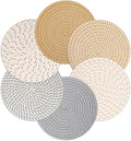 Billbotk 8" Trivets for Hot Dishes, Hot pots and Pans, 6 Heat Resistant Hot Pads by Billbotk
