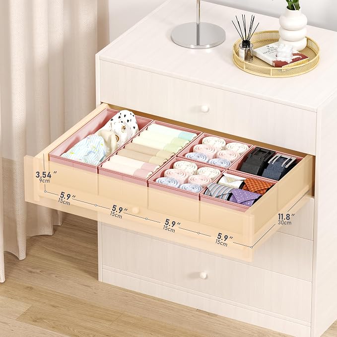 DIMJ Drawer Organizer Clothes - Image 2