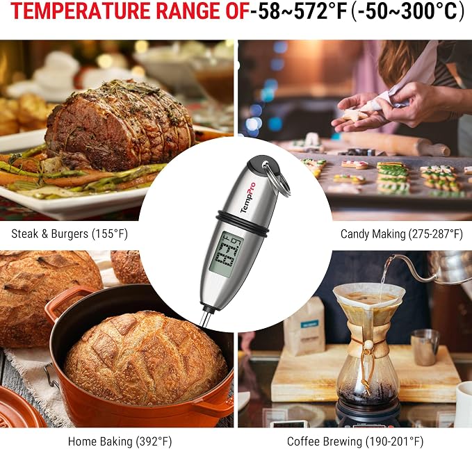 TempPro TP02S Digital Food Thermometer - Image 7