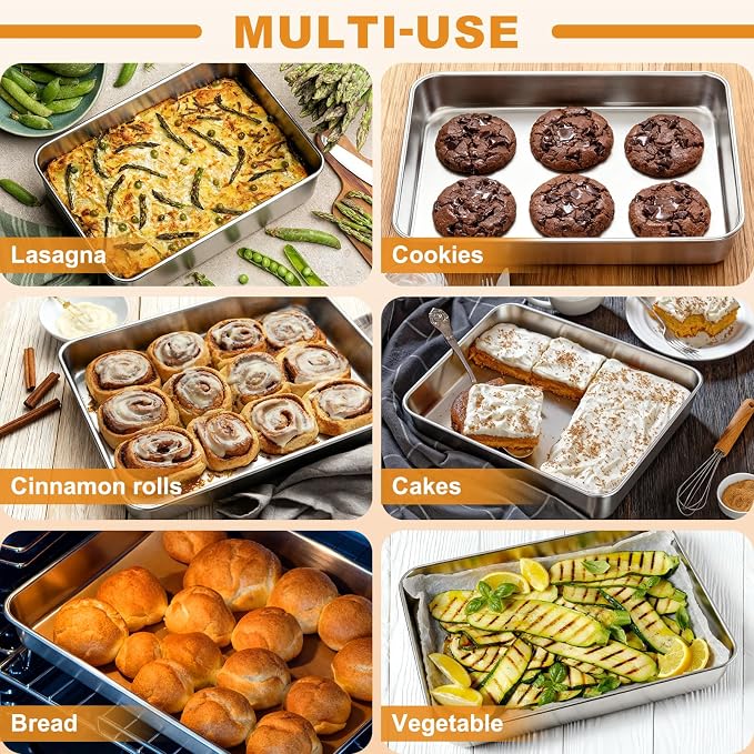 Stainless Steel Baking Pan - Image 5