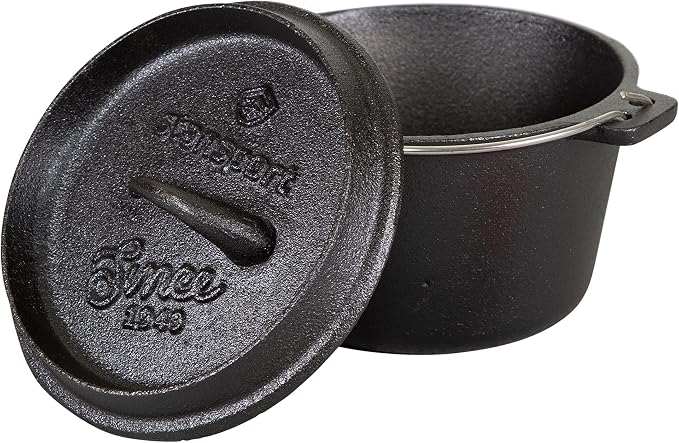 Stansport Pre-Seasoned Cast Iron Dutch Oven - Image 2