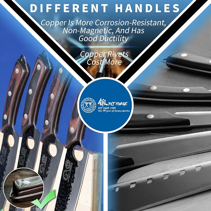 XYJ Professional Serbian Chef Knife Set - Image 5