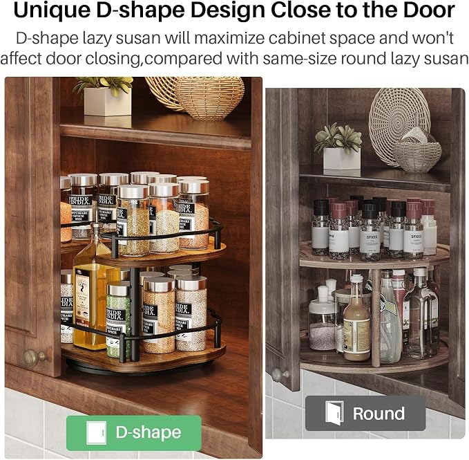 Lazy Susan Organizer Spice Rack - Image 5