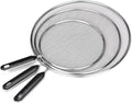Splatter Screen for Frying Pan 13" 11.5" 9.8" Stainless Steel Fine Mesh Grease by Unknown