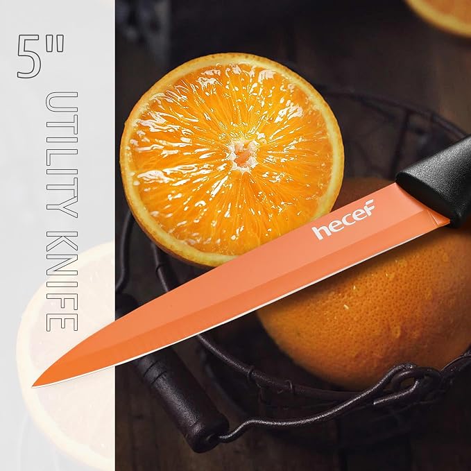 hecef 14 Pieces Kitchen Knife Set - Image 2