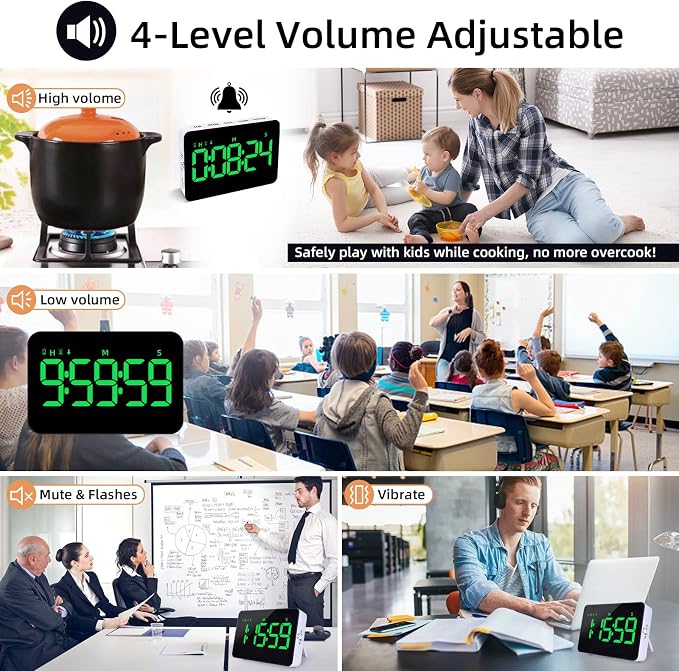 Rechargeable Digital Kitchen Timer - Image 4