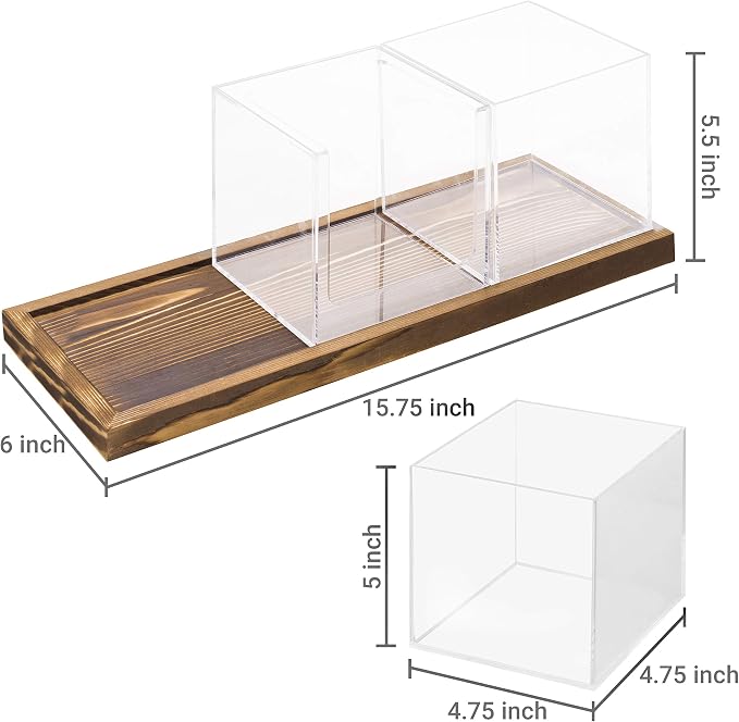 MyGift Modern Modular Coffee and Tea Station Organizer - Image 4