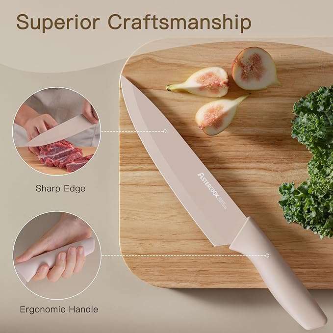 Astercook Knife Set, 13 Pieces Kitchen Knives Set - Image 9