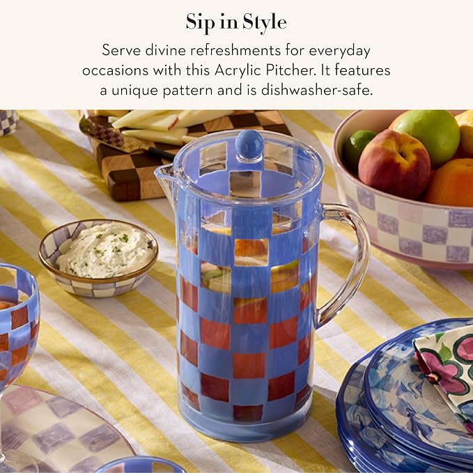 MACKENZIE-CHILDS Acrylic Pitcher - Image 2