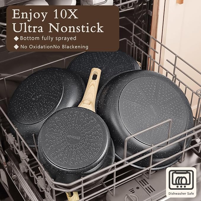 GiPP Ceramic Pots and Pans Set Non Stick - Image 5