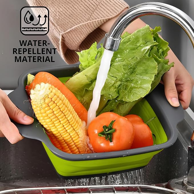 Square Collapsible Colander - Image 4