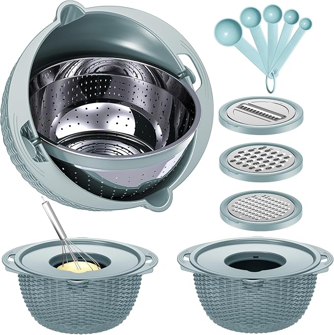 4-1 Strainer with Bowl & Spoons Set - Image 9