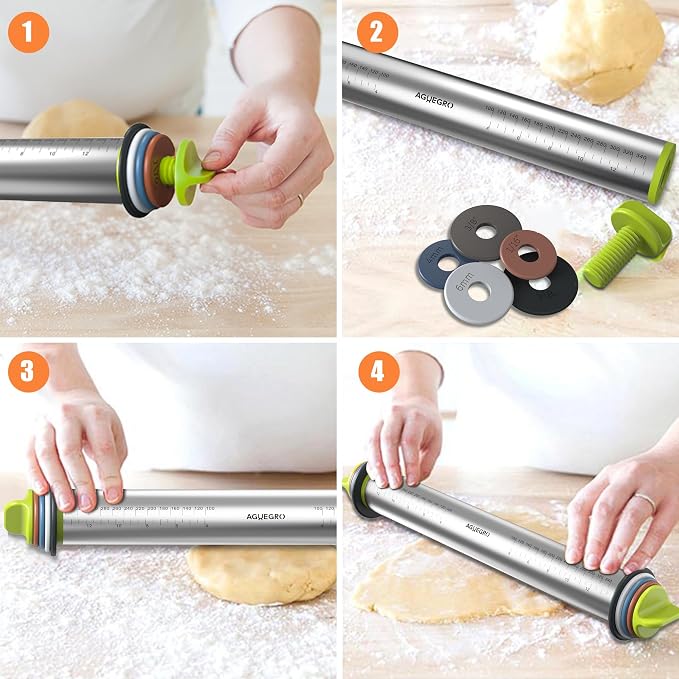Stainless Steel Rolling Pin - Image 5