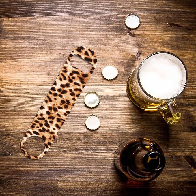 Leopard Pattern Stainless Steel Bottle Opener Cheetah Animal Print Beautiful - Image 6