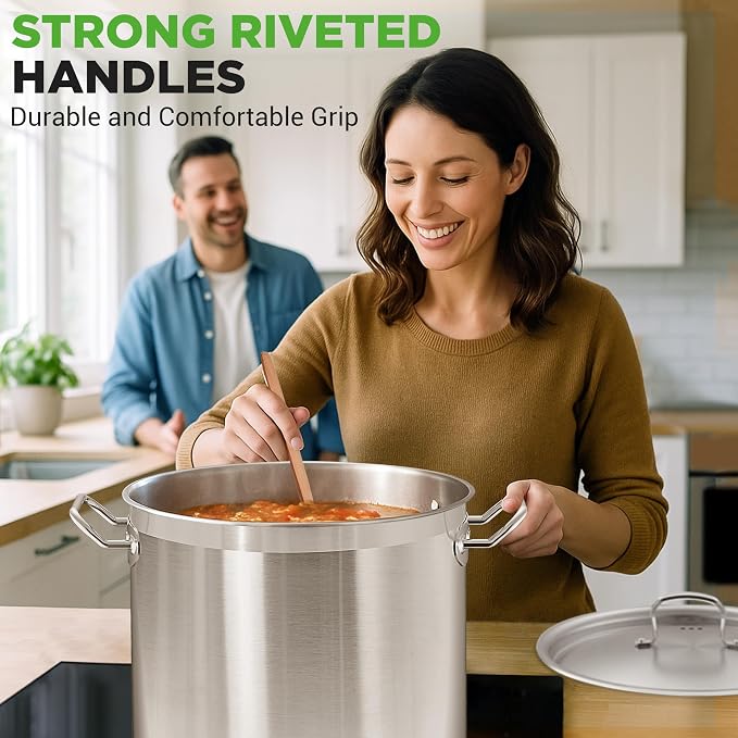 NutriChef Stainless Steel Stock Pot - Image 8