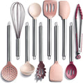 COOK WITH COLOR Silicone Cooking Utensils, Kitchen Utensil Set, Cooking Utensils by CookwithColor