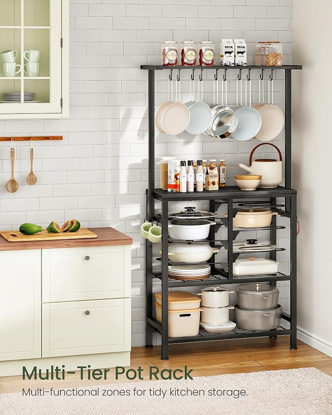 CHOEZON Pots and Pans Organizer Rack, Kitchen Bakers Rack, Kitchen Island Table - Image 4