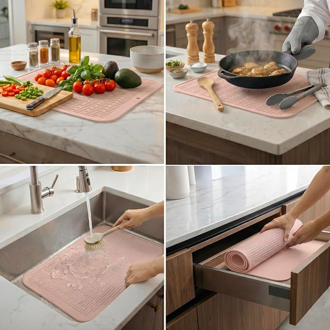MicoYang Silicone Dish Drying Mat - Image 3