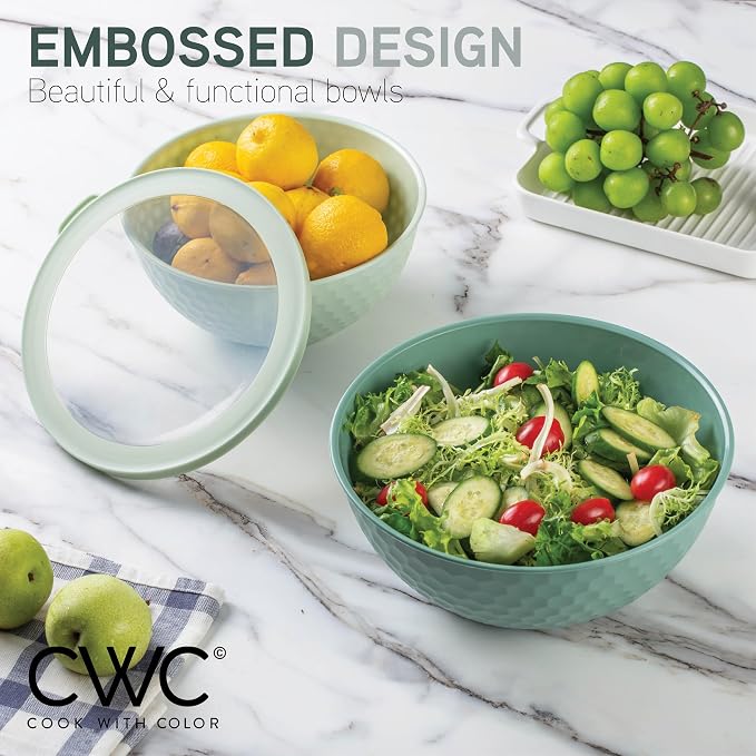 COOK WITH COLOR Mixing Bowls with Lids - Image 6