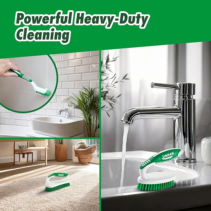 Libman Scrub Brush Kit | Cleaning Brush | Tile & Grout Brush | Small Scrub - Image 5