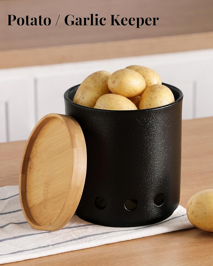 LoeJan 360° Rotating Ceramic Utensil Holder - Image 6