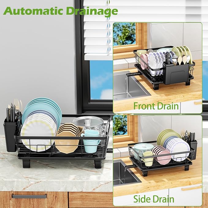 Small Dish Drying Rack, Space Saving Dish Racks - Image 2