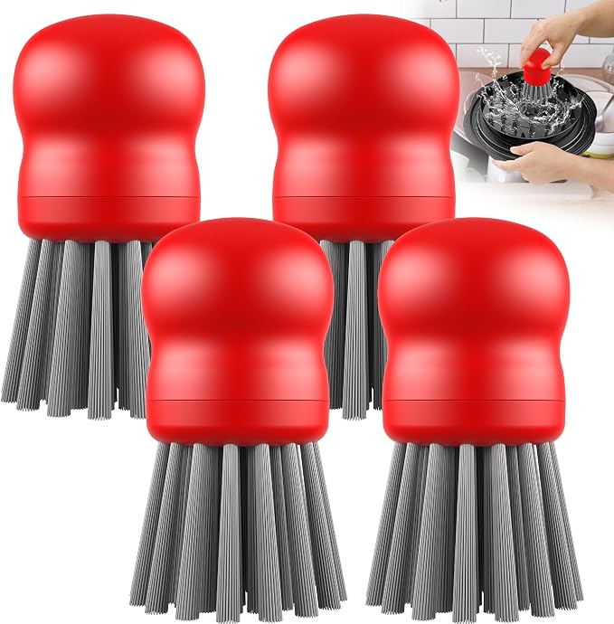 Mini Dish Brush for Cleaning Chicken Shredder, Palm Brush Dish Scrubber by SURETIVIAN