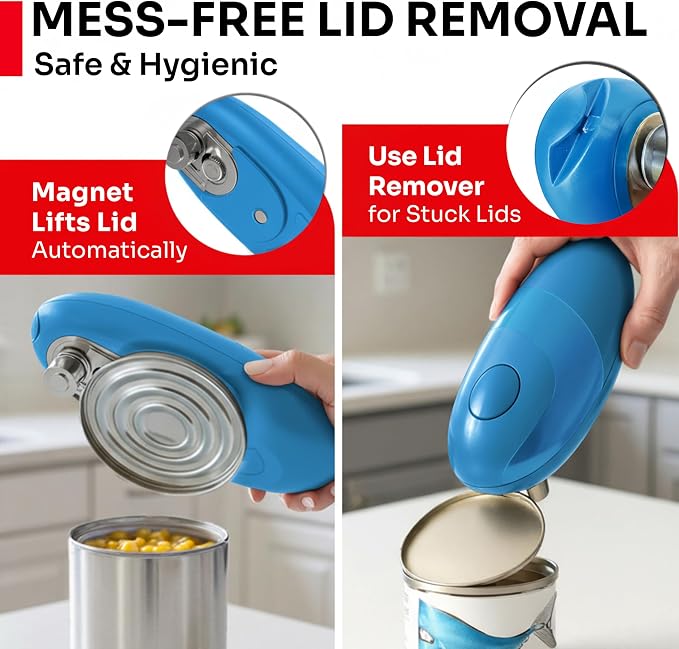 MUELLER HOME SmoothEdge Auto Electric Can Opener – Battery‑Operated One‑Touch w - Image 5