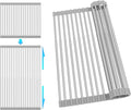 Roll Up Dish Drying Rack, Adjustable Over Sink Dish Drying Rack by romise