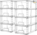 Vtopmart 8 Pack Stackable Storage Drawers, Easily Assemble Containers by Vtopmart