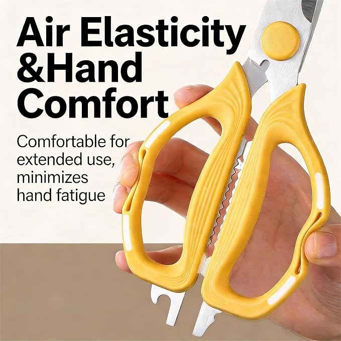 Kitchen Shears Scissors Food Scissors, 8-in-1 Multifunction Japanese Stainless - Image 3