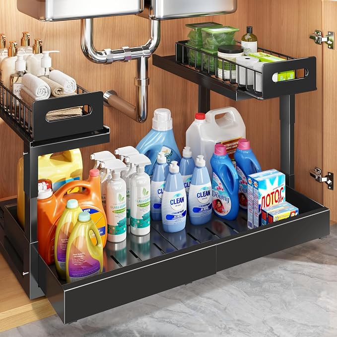 1 Pack Expandable Under Sink Organizers And Storage by UnderSinkOrganizer