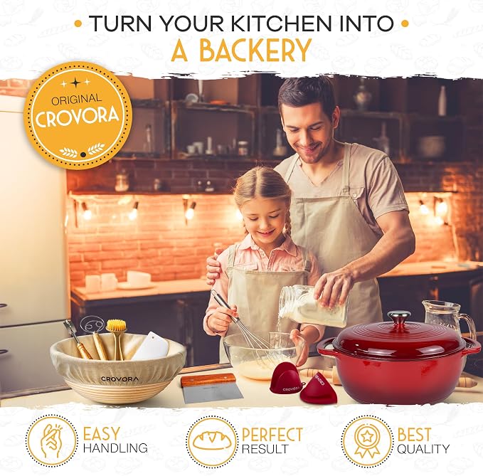 Crovora 6 QT Enameled Cast Iron Dutch Oven - Image 2