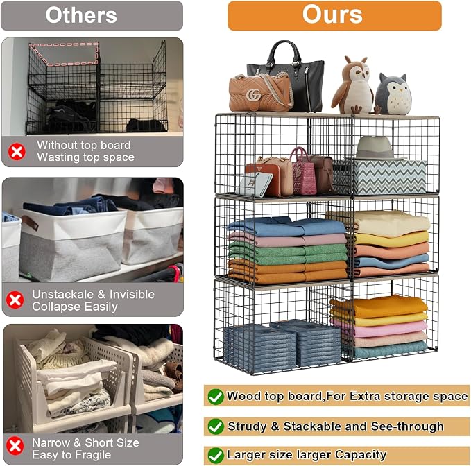 Widened & Heightened Closet Organizers And Storage Shelves - Image 6