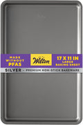 Wilton Silver Non Stick Large Baking Sheet, Cookie and Roasting Pan by Wilton