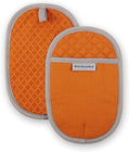 KitchenAid Asteroid Pot Holder 2-Pack Set, Honey Orange by KitchenAid